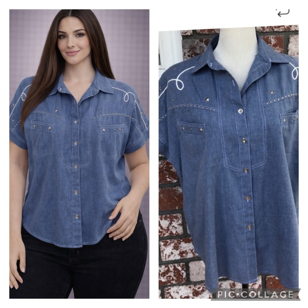Short sleeve button down shirt